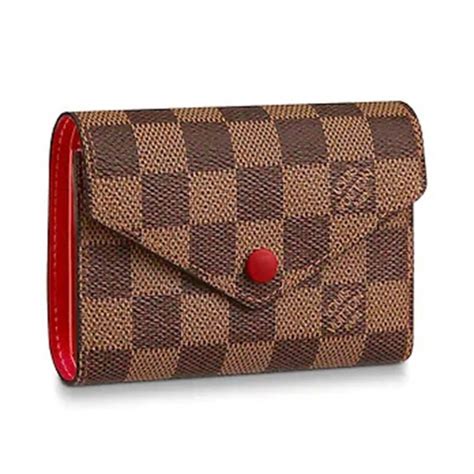 Victorine Wallet Damier Ebene Canvas 